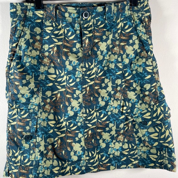 Eddie Bauer floral cargo skirt size 8 - Picture 1 of 7